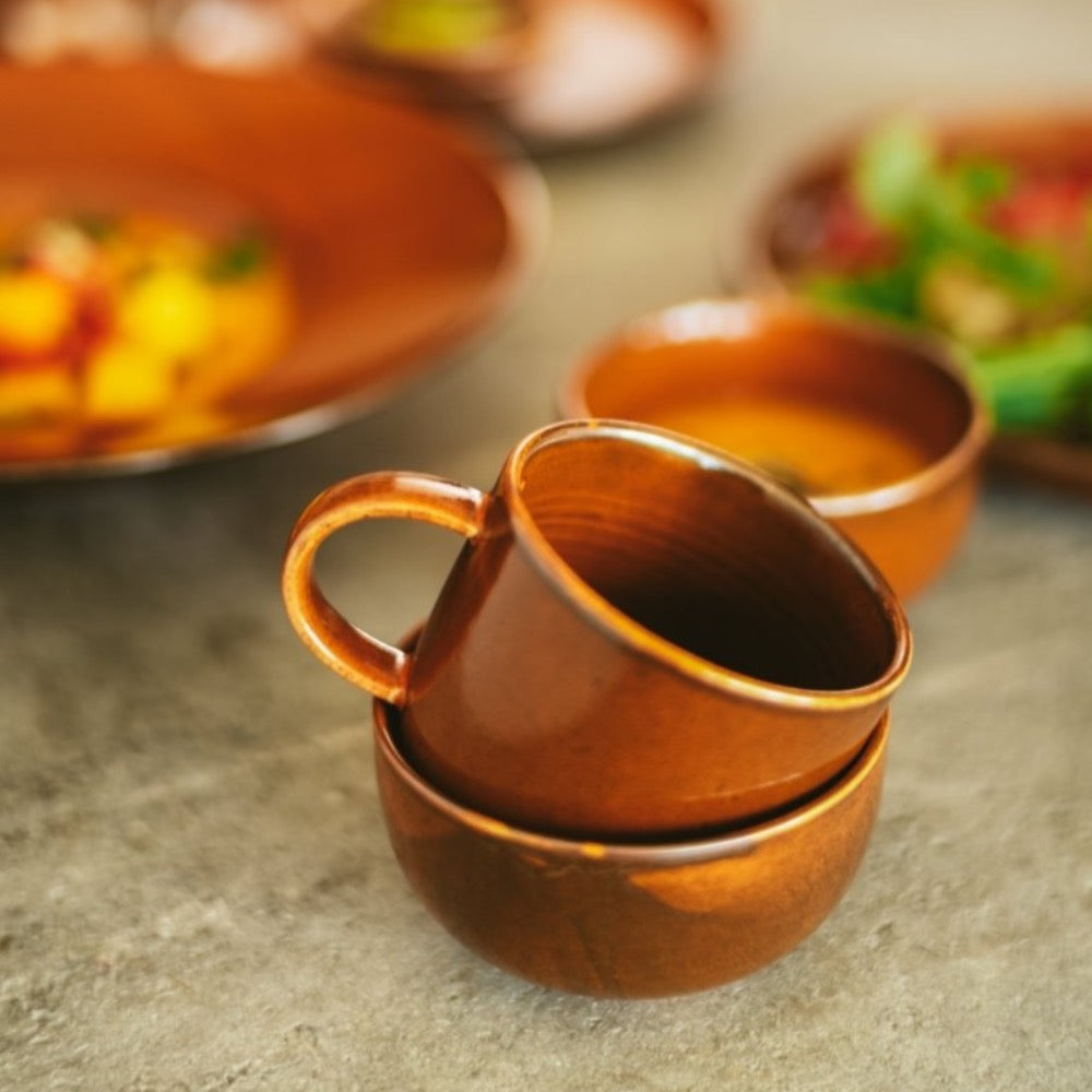 Chef ceramics: bowl, burned orange - House of Orange