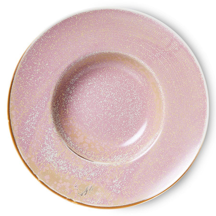 Chef ceramics: pasta plate, rustic pink - House of Orange