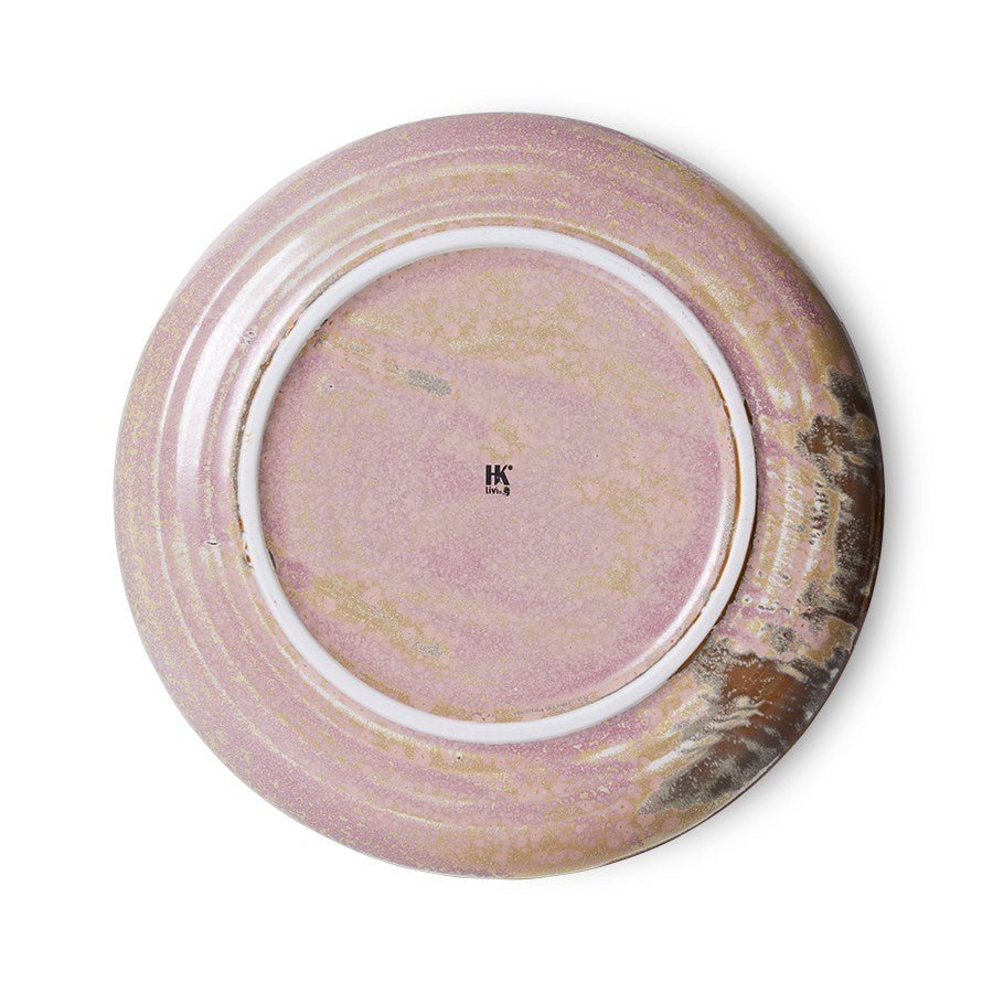 Chef ceramics: side plate, rustic pink - House of Orange