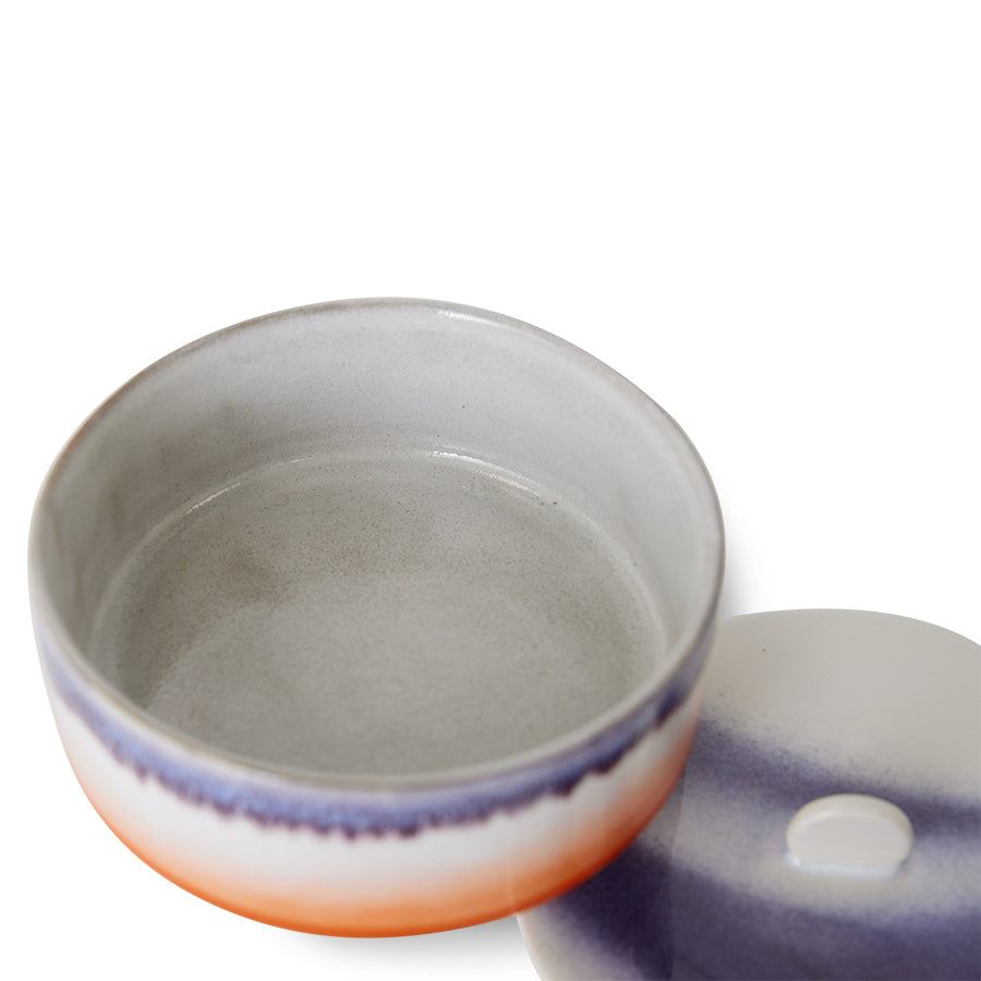 70s ceramics: bonbon bowl, mauve