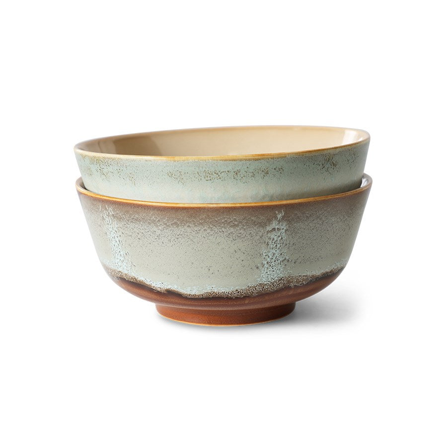 70's Ceramics: Ramen Bowl, Verge (Set of 2) – House of Orange