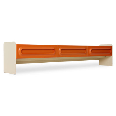Space Lowboard, Orange/ Cream