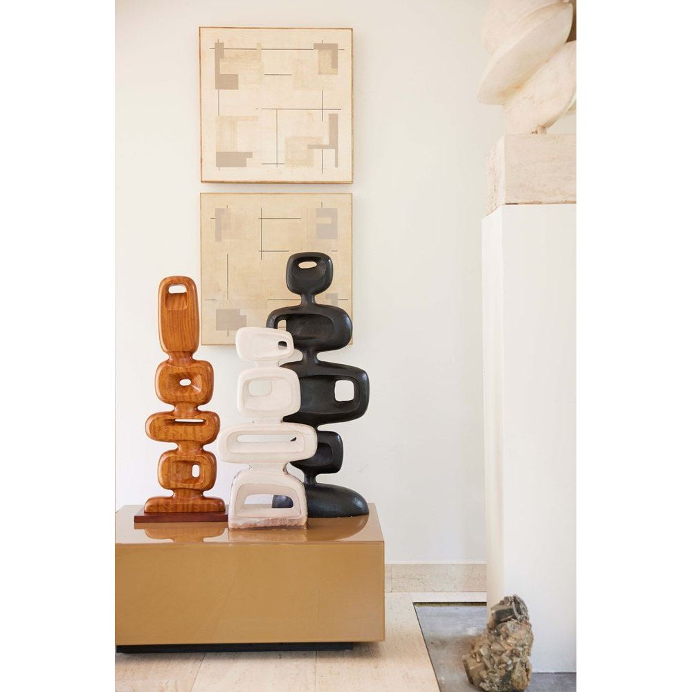 Hand carved wood sculpture - House of Orange