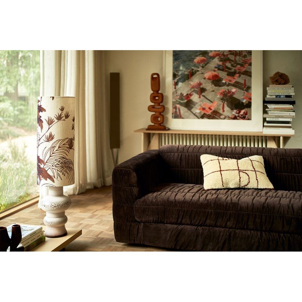 Cylinder lamp shade floral (28.5cm) - House of Orange