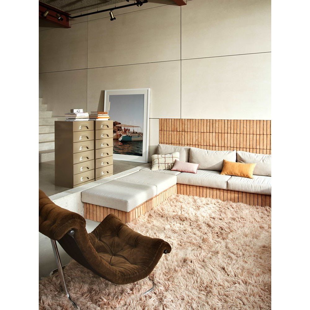 Fluffy rug soft pink (200x300) - House of Orange