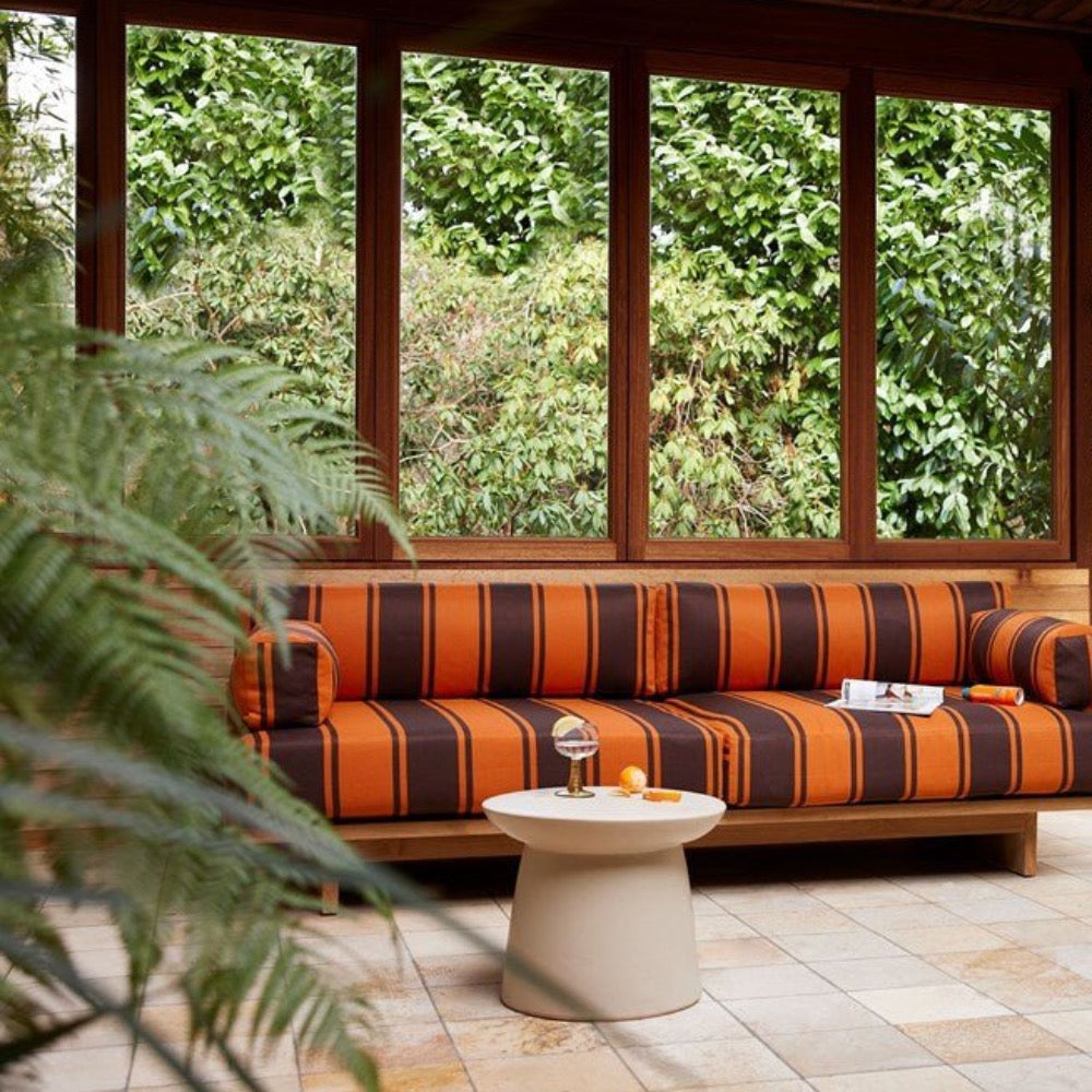 Earthenware side table L cream - House of Orange