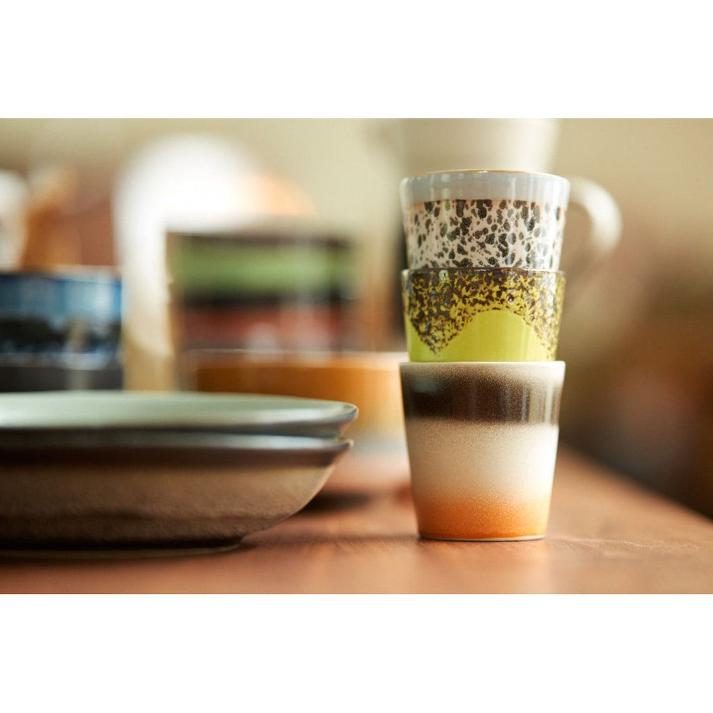 70'S Ceramics: Coffee Mug, 180ml, Bomb - House of Orange