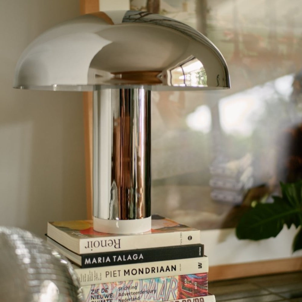Lounge table lamp chrome - House of Orange
