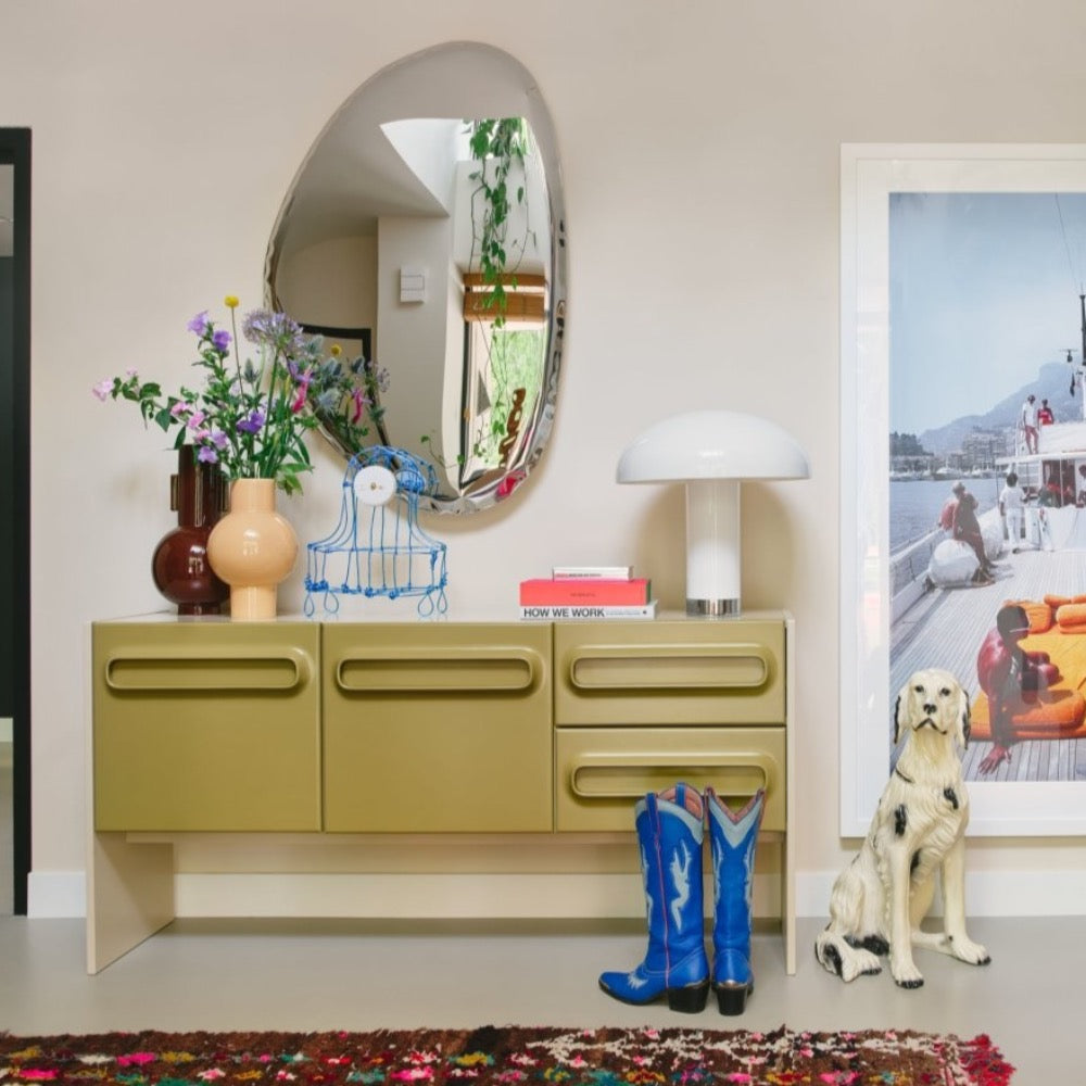 Lounge table lamp cream - House of Orange