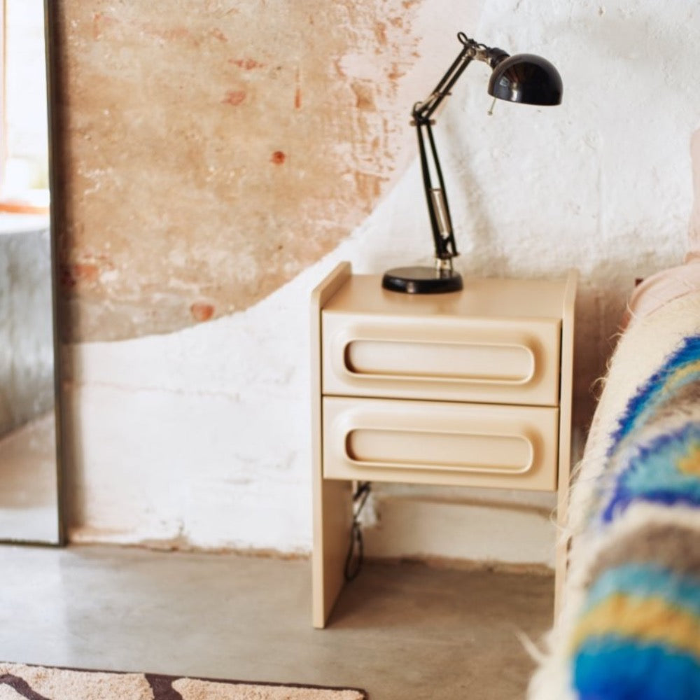 Space nightstand, cream - House of Orange