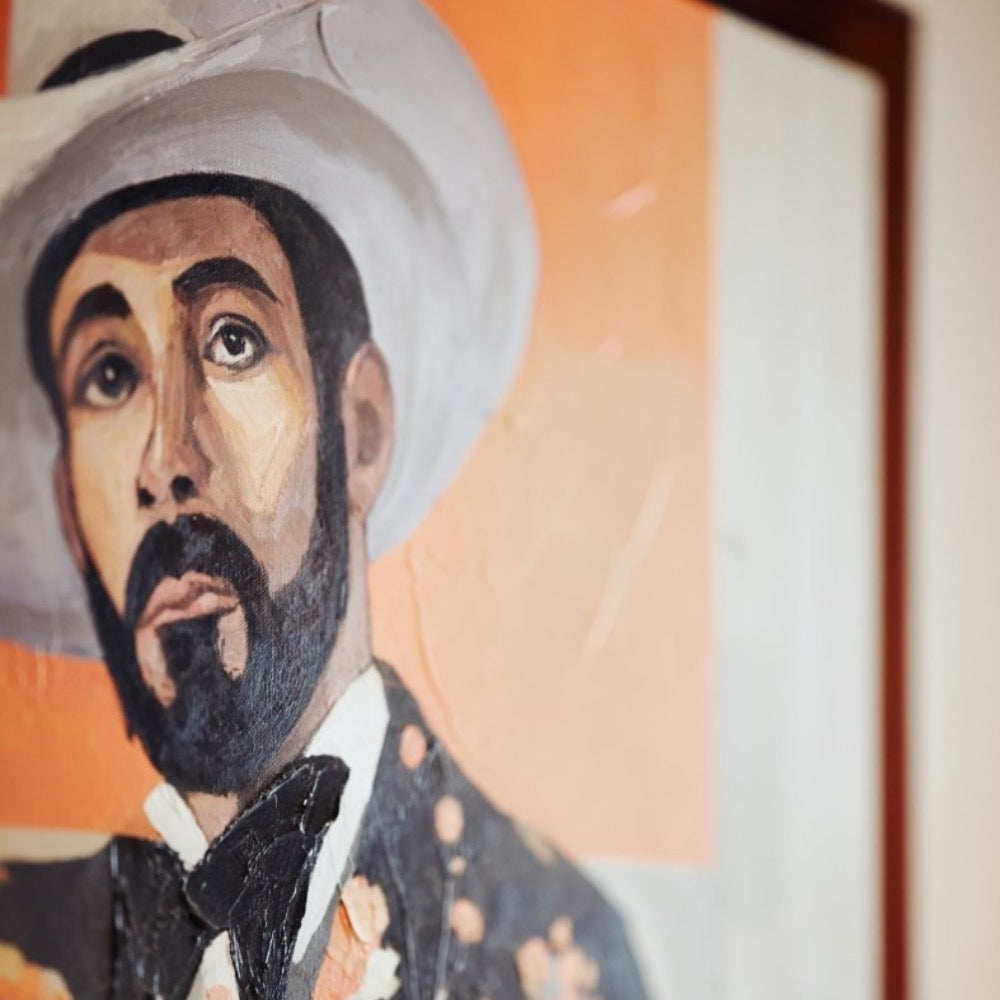 Framed artwork saloon (152x127cm) - House of Orange