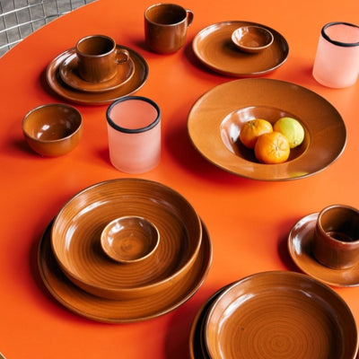 Chef ceramics: side plate, burned orange - House of Orange