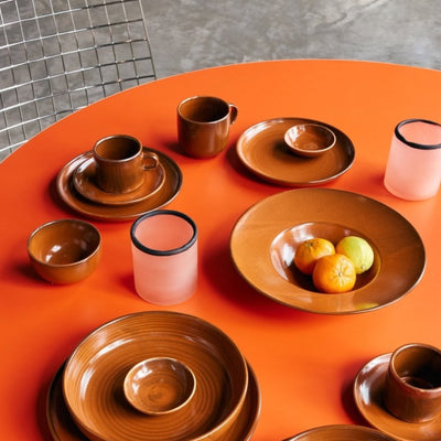 Chef ceramics: pasta plate, burned orange - House of Orange