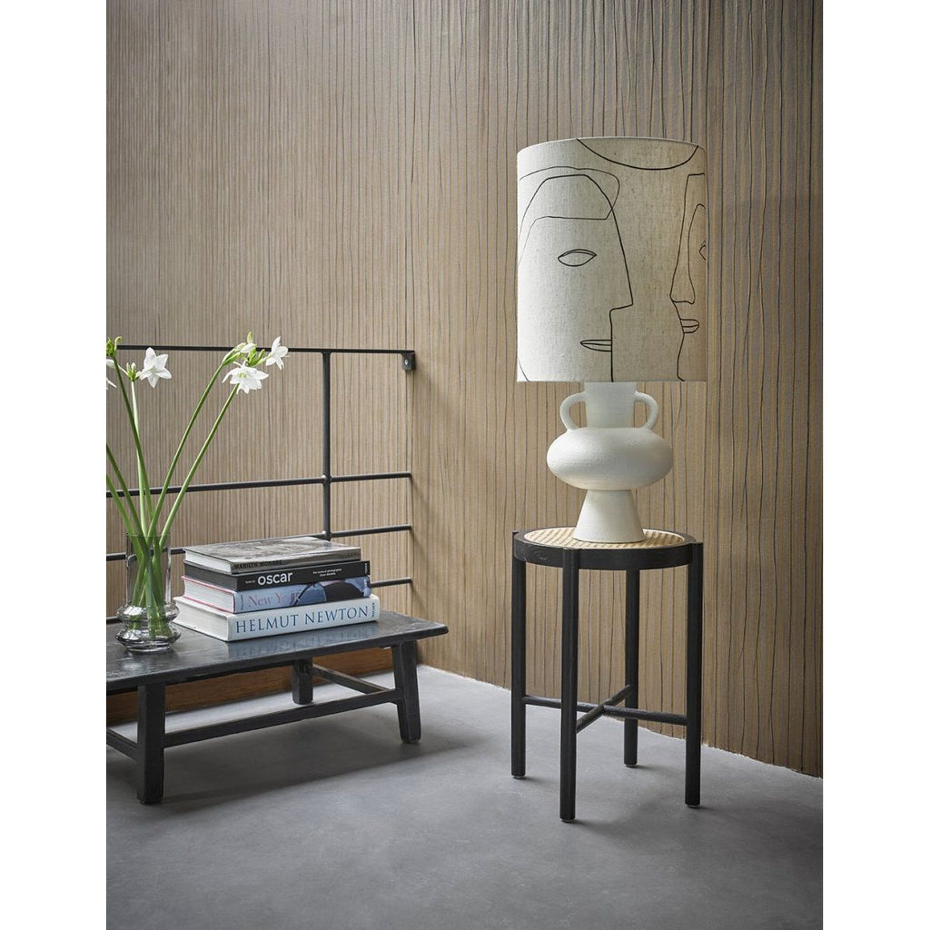 Stoneware Lamp base White L - House of Orange