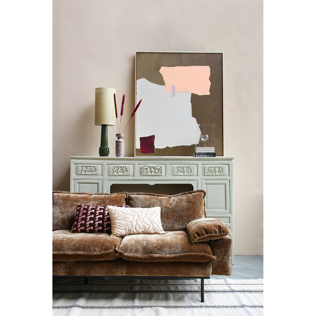 Jute Cylinder Lamp Shade Jade Green - House of Orange