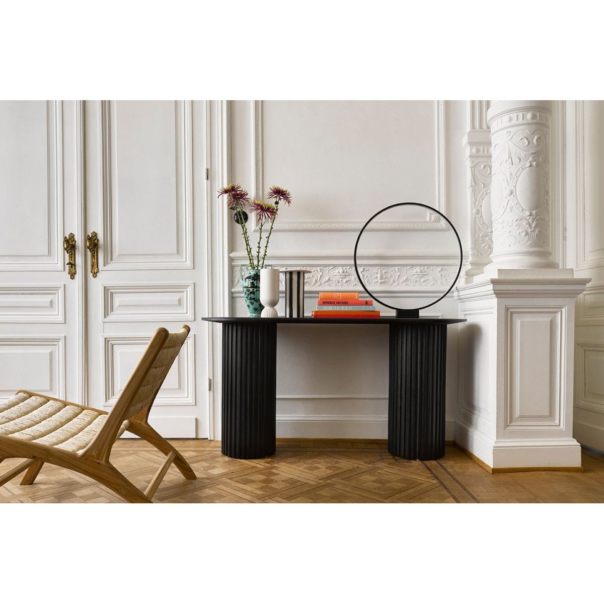 Abaca/Teak Lounge Chair - House of Orange
