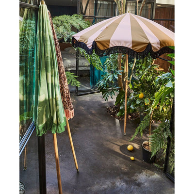 DORIS for HKliving Garden and Beach Umbrella Classic Nude/Mustard - House of Orange