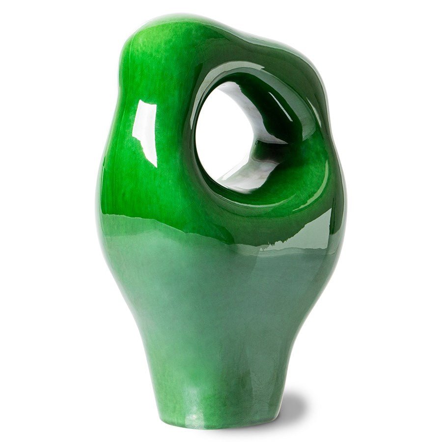 HK Objects Ceramic Sculpture Glossy Green - House of Orange