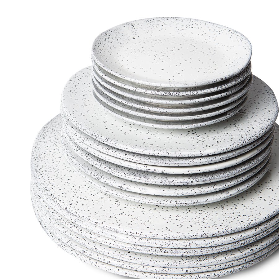 Gradient Ceramics Dessert Plates Cream (Set of 2) - House of Orange