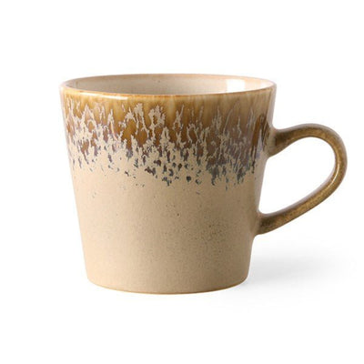 70's Ceramics Cappuccino Mug 300ml Bark - House of Orange