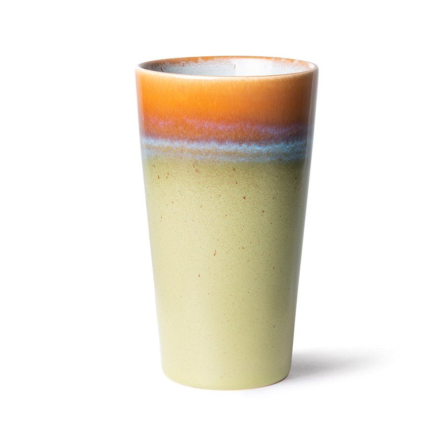 70's Ceramics Latte Mug 280ml Peat - House of Orange