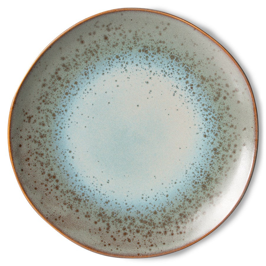 70s Ceramics: Dinner Plates Mineral (Set of 2)