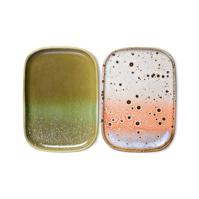 70'S Ceramics: Small Trays, Atlas (Set of 2) - House of Orange