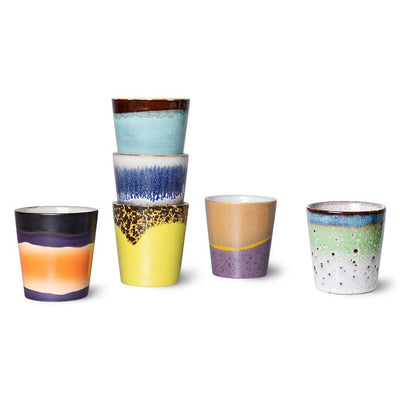 70'S Ceramics: Coffee Mug, 180ml, Solar - House of Orange