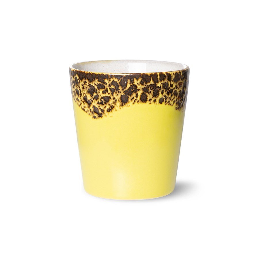 70'S Ceramics: Coffee Mug, 180ml, Solar - House of Orange