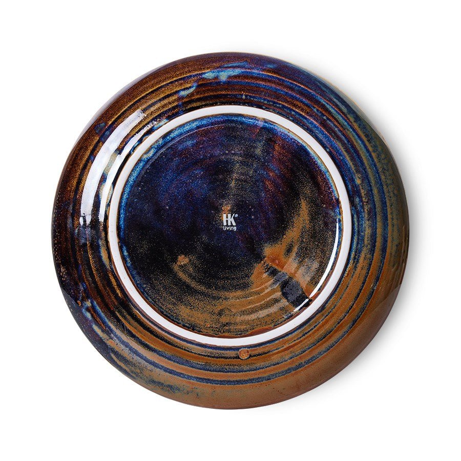 Chef ceramics: side plate, rustic blue - House of Orange