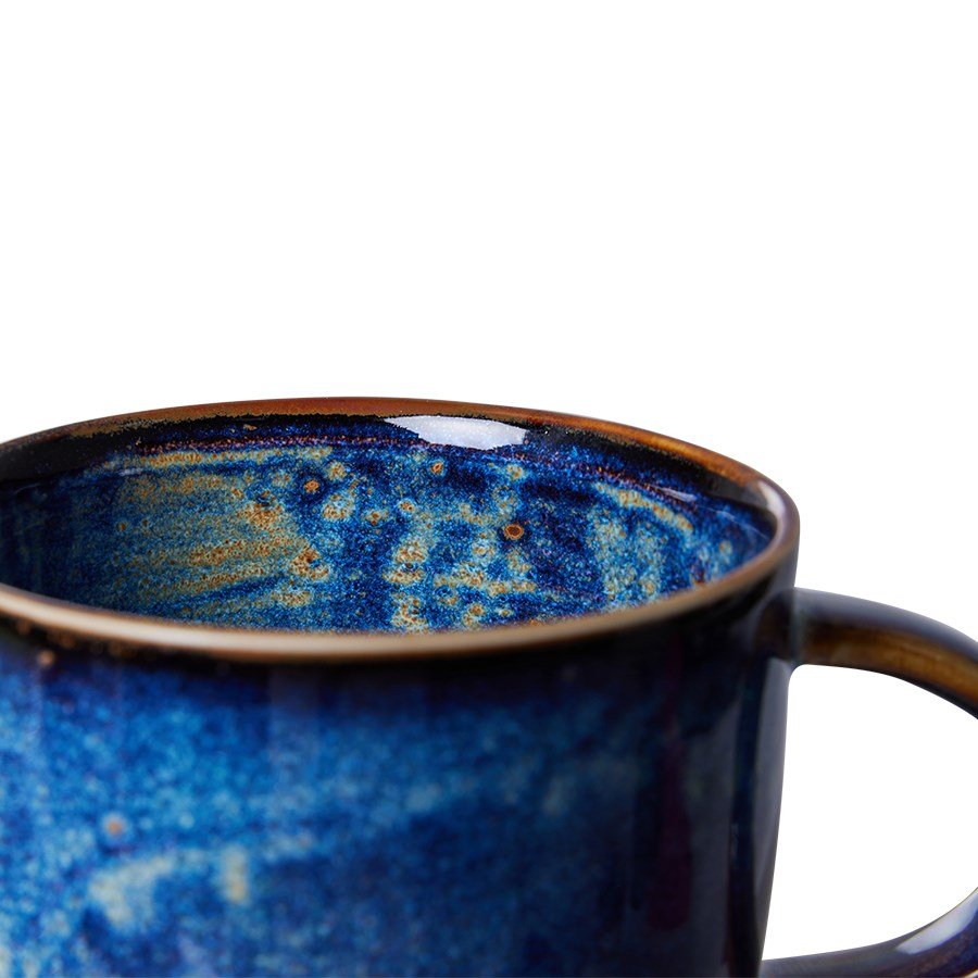 Chef ceramics: mug, rustic blue (320ml) - House of Orange