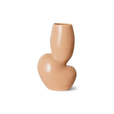 Ceramic vase organic cream M - House of Orange