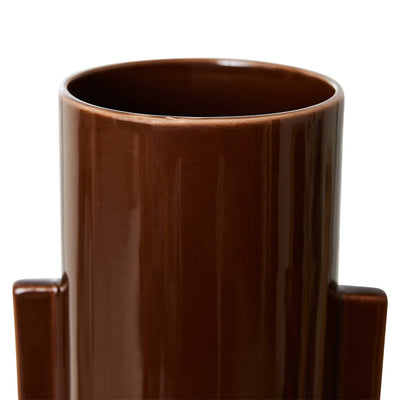 Ceramic vase espresso L - House of Orange