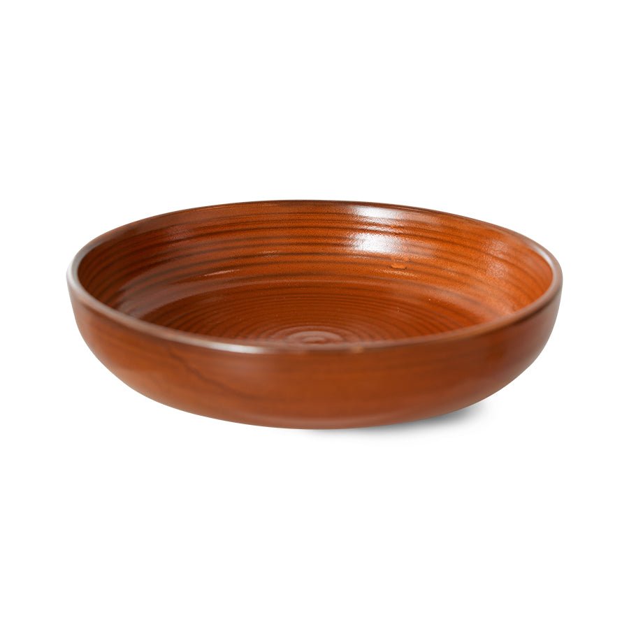Chef ceramics: deep plate M, burned orange - House of Orange