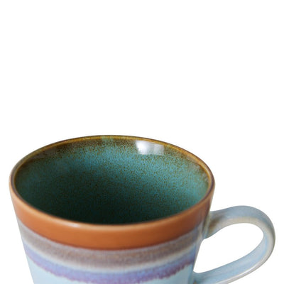 70s ceramics: cappuccino mug, ash - House of Orange