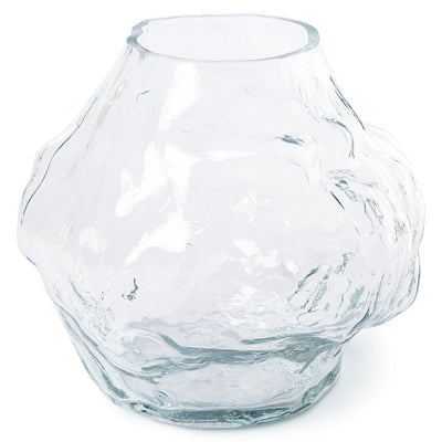 HK Objects Cloud Vase Clear Glass Low - House of Orange