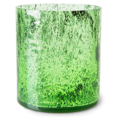 Cheetah Glass Vases, Green (Set of 2) - House of Orange