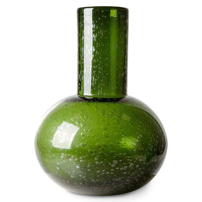 Green Blown Glass Vase M - House of Orange