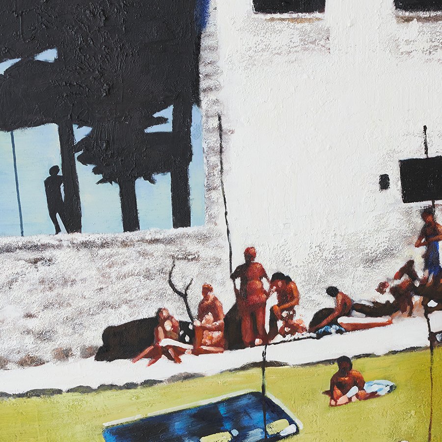 Framed artwork endless summer (127x152cm) - House of Orange