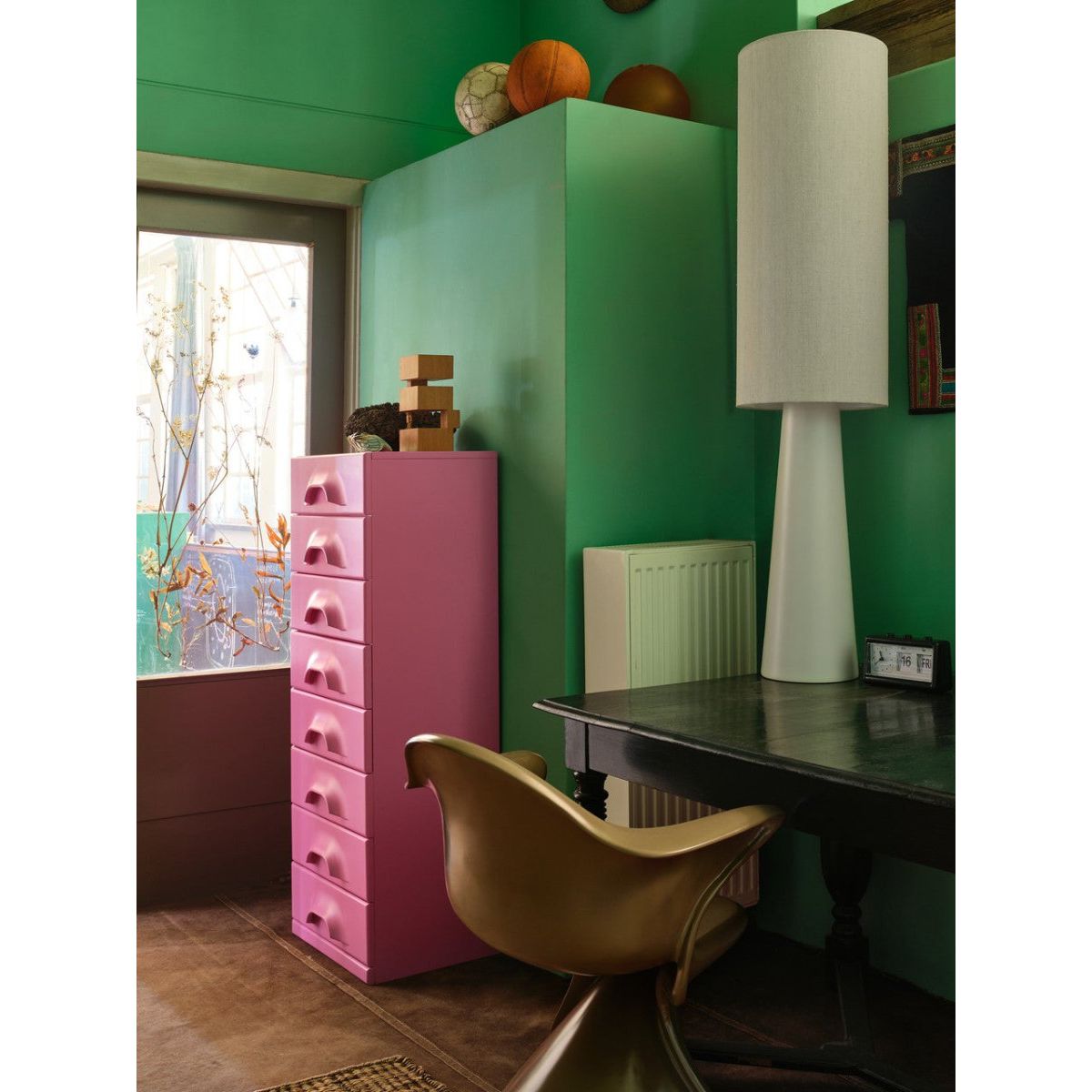 Chest of 8 drawers, urban pink - House of Orange