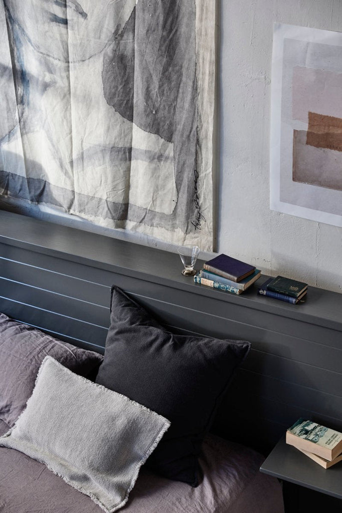 Zari Wooden Bedhead - House of Orange