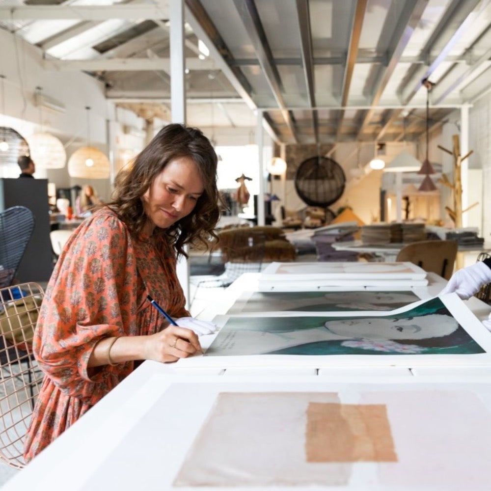 Connection Abstract - Limited Edition Signed Print Tinystories - House of Orange