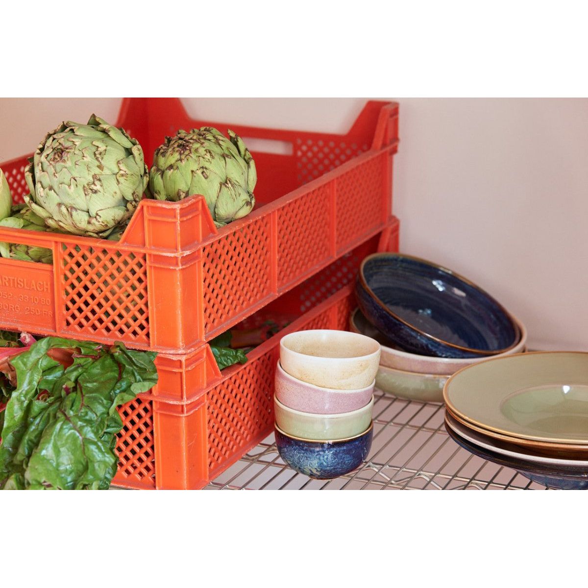Chef ceramics: pasta plate, moss green - House of Orange