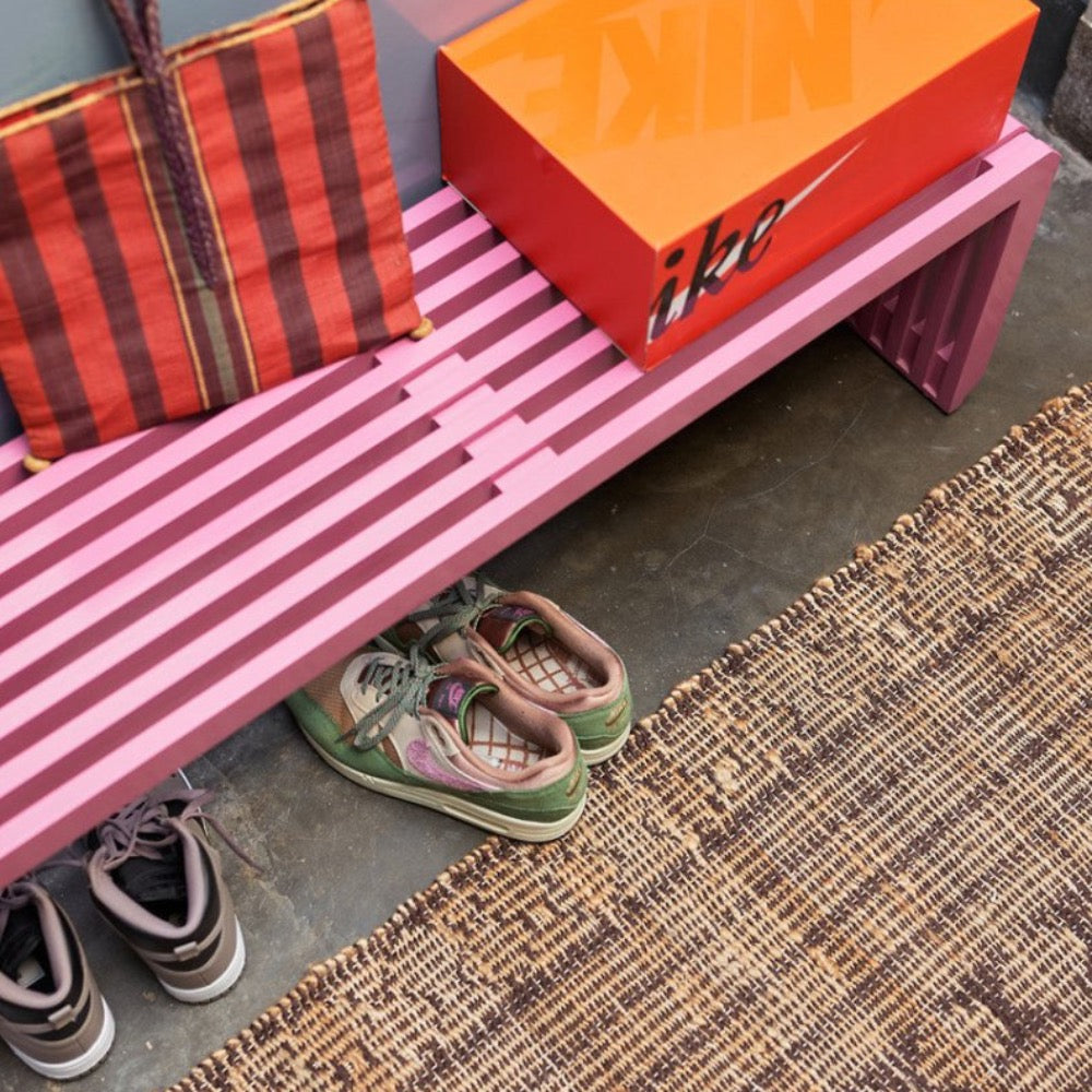 Slatted bench hot pink L - House of Orange