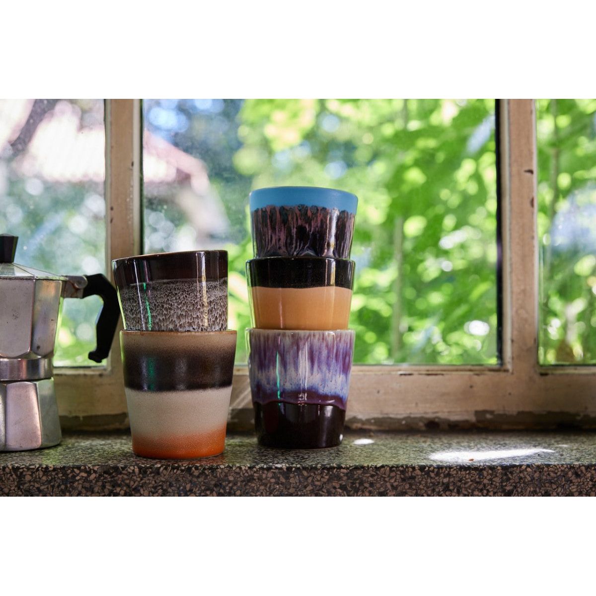 70'S Ceramics: Coffee Mug, 180ml, Rock On - House of Orange