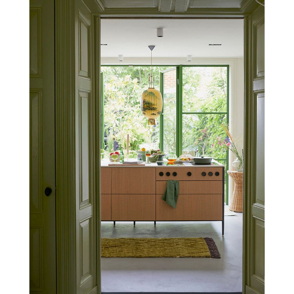 Traditional Lantern Landscape Painting Oval L - House of Orange