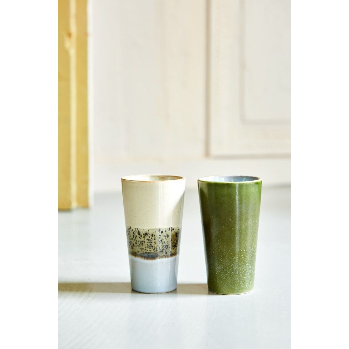 70's Ceramics Latte Mug 280ml Grass - House of Orange