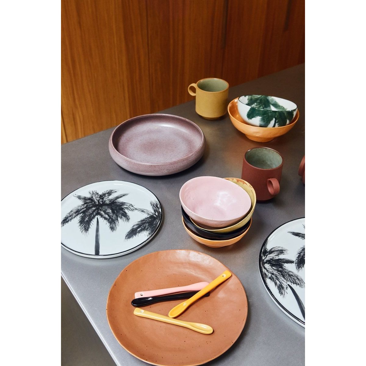 Bold & Basic Ceramics Serving Tray Brown - House of Orange