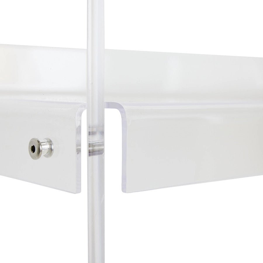 Acrylic cabinet 240cm, clear. Needs onsite assembly - House of Orange