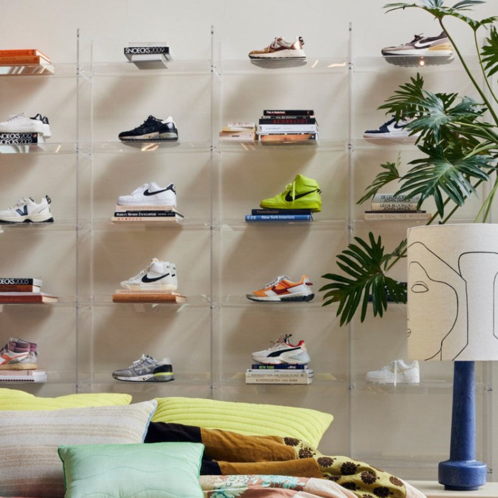 Acrylic cabinet 240cm, clear. Needs onsite assembly - House of Orange